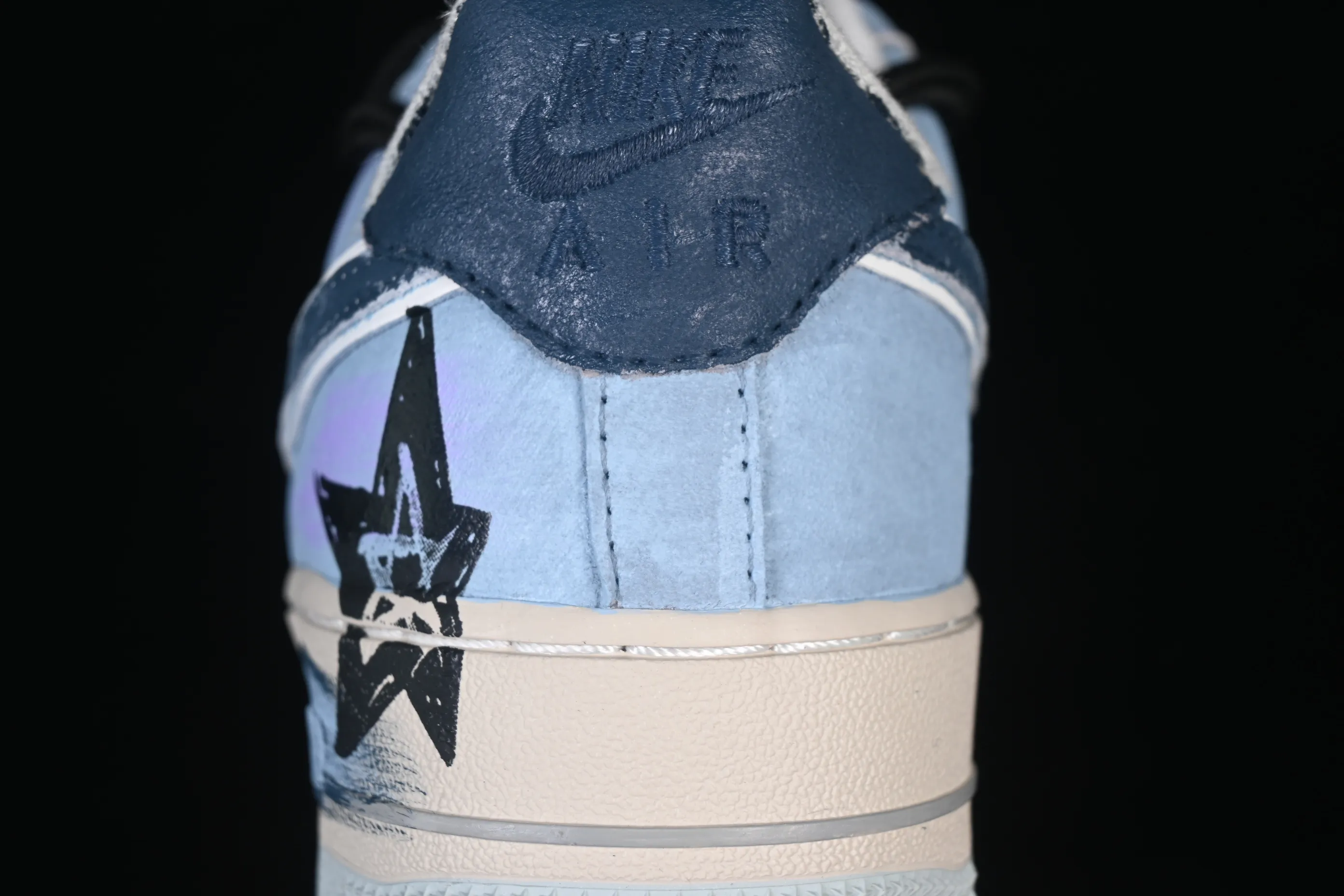 All categories Nk Air Force 1 Air Force series Nk Air Force 1 Low Air Force low-top Nike Air Force 1'07 Low "Midnight Starburst" Hand-painted graffiti Dark Night Starburst Air Force 1 low-top casual sneakers ZB2121-120